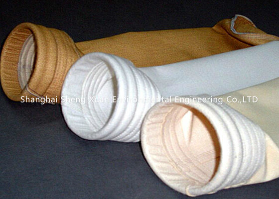 130 Degree PPS Dust Collector Filter Bags Chemical Resistance DN 130x 6000 mm