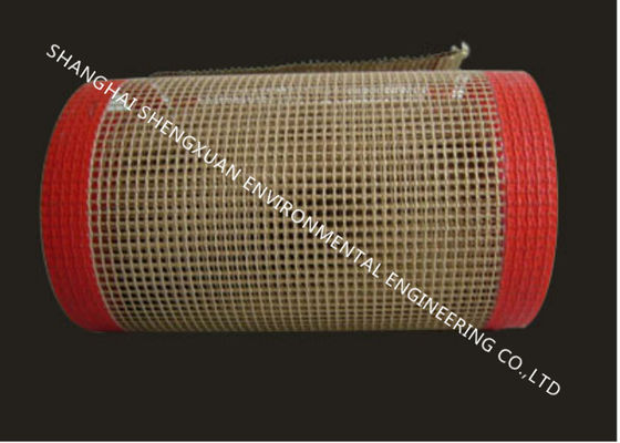 حزام سير تفلون 1 × 1 مم ، حزام سير من الألياف الزجاجية المطلي بـ PTFE لصناعة التجفيف